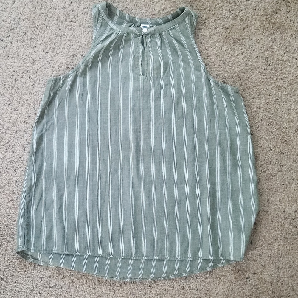 Old Navy Striped Green Top